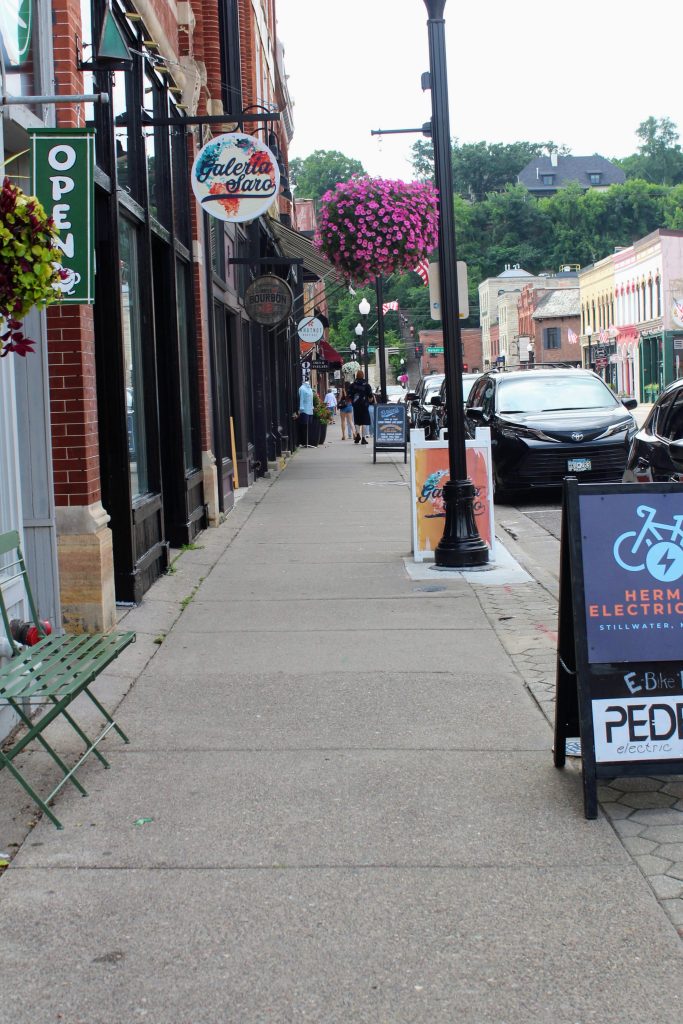 wide accessible sidewalks in Stillwater