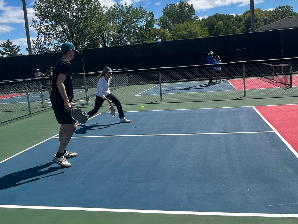 people playing pickleball at northland park