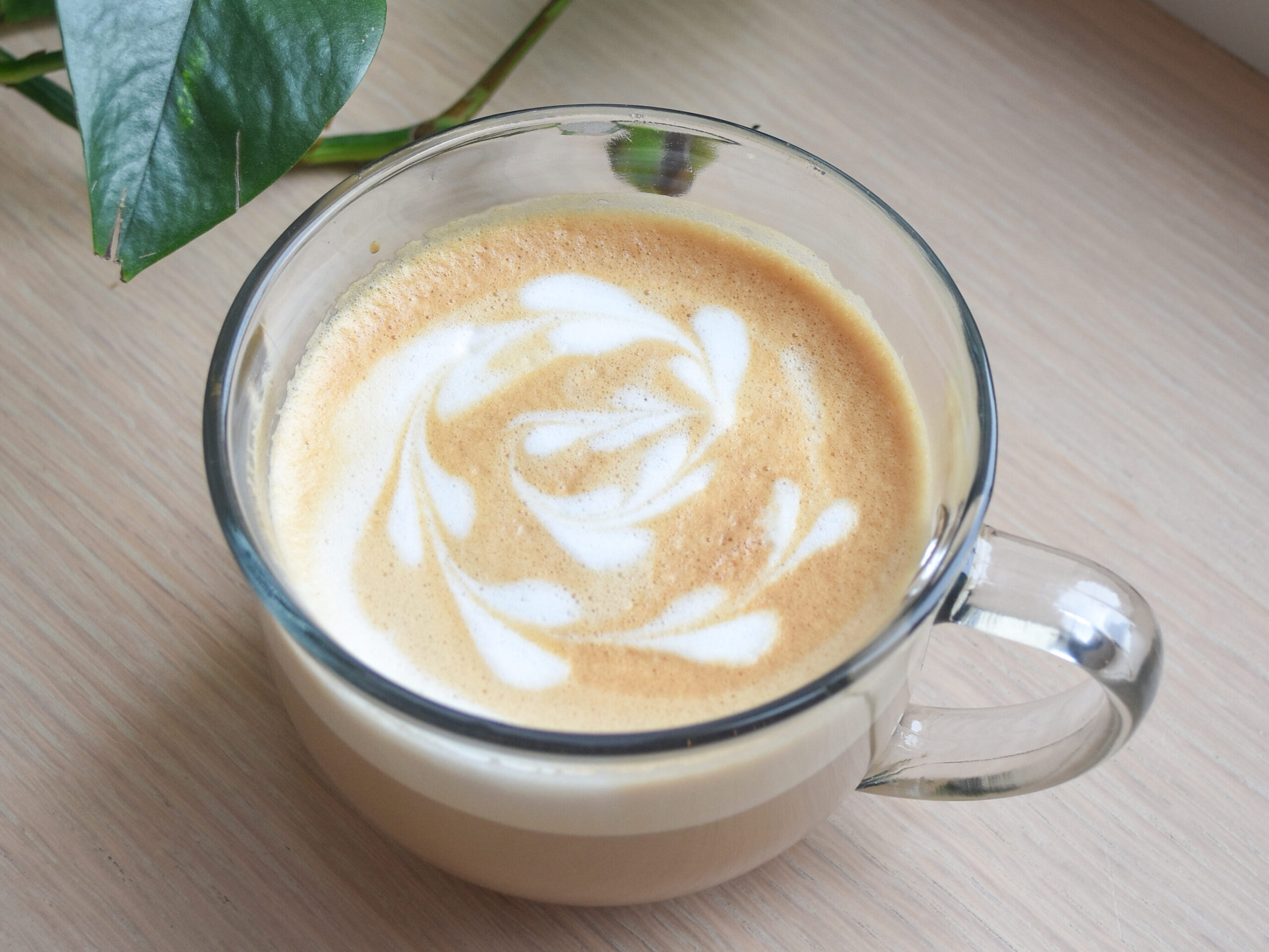 made coffee latte art